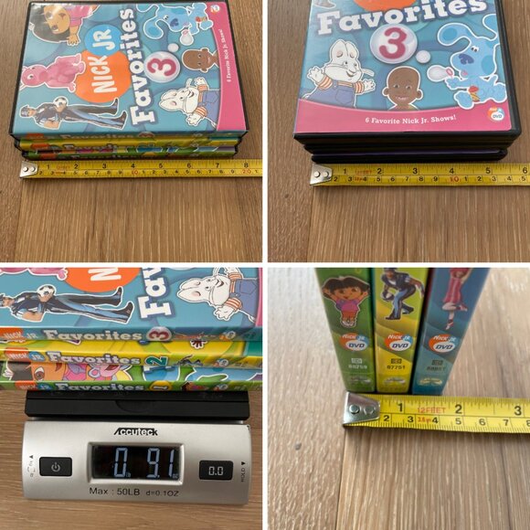 Vintage Nickelodeon Nick Jr Favorites 1, 2, 3 DVD Movie 2005 2006 Blue’s Clues - Picture 7 of 7